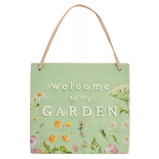 Country Living "Welcome To My Garden" Plaque