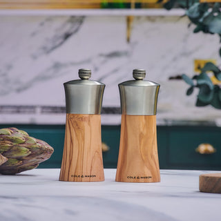 Bromley Olive Wood Pepper Mill