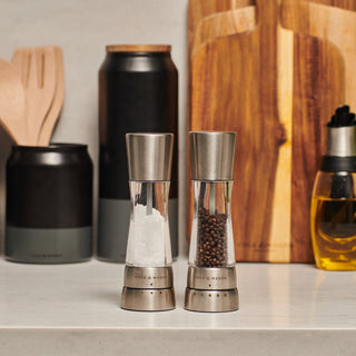 Derwent Salt & Pepper Mills Stainless Steel