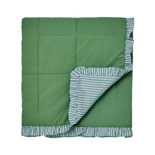 Come Rain Or Shine Throw Green