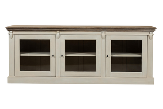 Cornwall Large Sideboard - Antique White/Oak Wash Top
