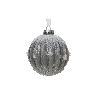 Blue Antique Finish with Beading Bauble