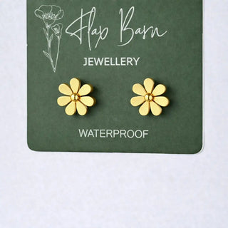Tarnish Resistant Flower Studs