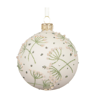 Matt White Hogweed Design Bauble