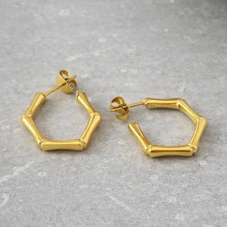 Tarnish Resistant Hexagonal Studs