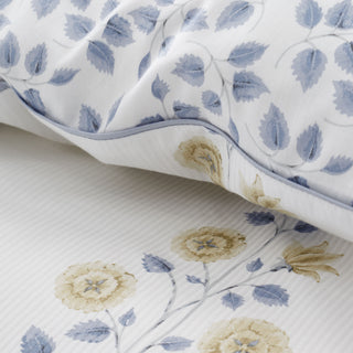 Eloise Floral Blue Double Duvet Cover Set