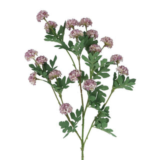Mauve Lilac Snowball Tree Branch 82cm