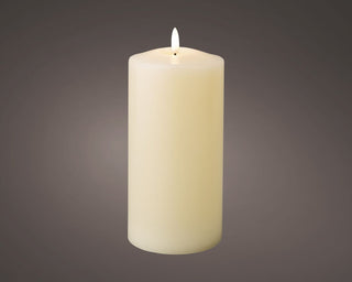 LED Wick Church Candle Cream 22.5cm