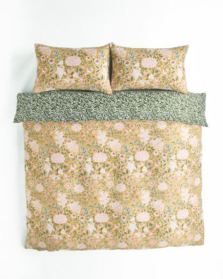 Double Bough Gold King Duvet Cover Set