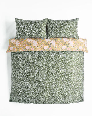 Double Bough Gold King Duvet Cover Set