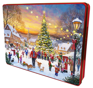 Christmas Village Tin 600g