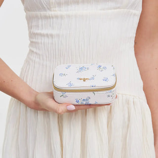 Floral Cream Jewellery Box