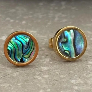 Tarnish Resistant Paolo Shell Studs