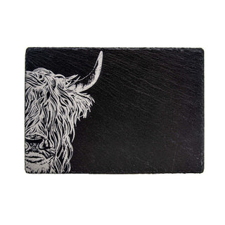 Etched Cow Rectangular Cheeseboard