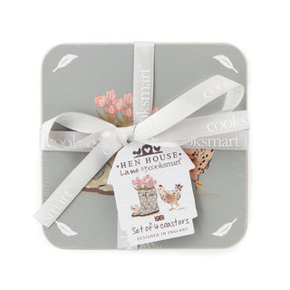 Hen House Lane Coasters 4Pk