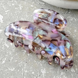 Small Purple Flash Claw Clip