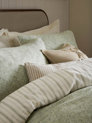 Elmdon Sage Double Duvet Cover Set