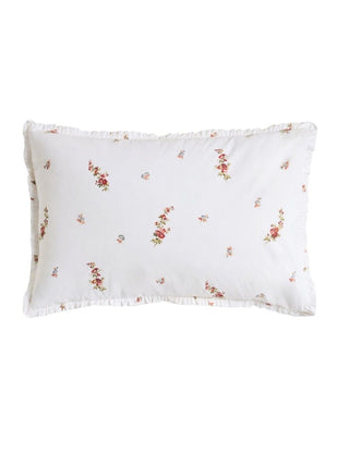 Elsie Bouquet Pale Cranberry Double Duvet Cover Set