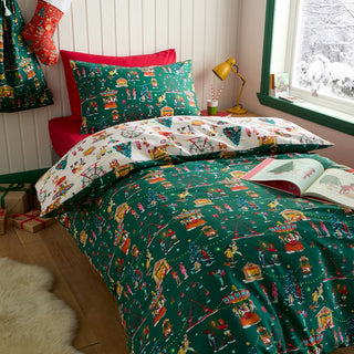 Christmas Fairground Double Duvet Set