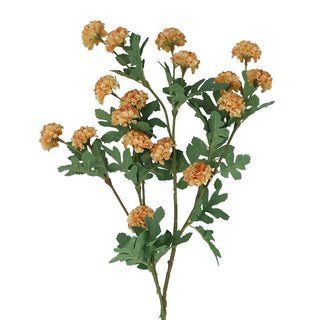 Yellow Snowball Tree Branch 82cm