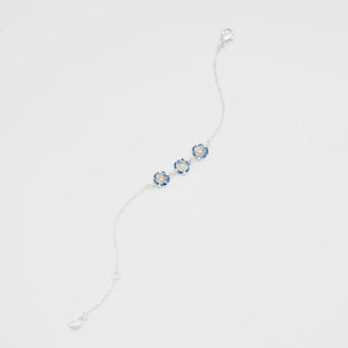 Larkspur Multi Charm Bracelet in Silver