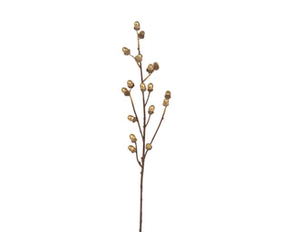 Gold Acorns on Twig