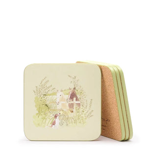Farm Friends Coasters Set of 4