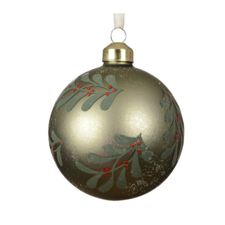 Matt Green with Holly Sprigs Frosted Bauble