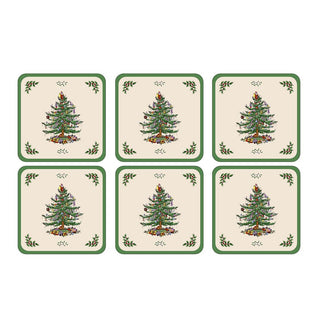 Christmas Tree Coasters 6PK