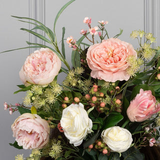 Peach Peony & Rose Bouquet