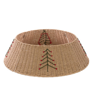 Rope Tree Skirt with Tree Design