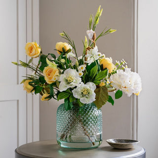 Rose & Poppy in Recycled Vase