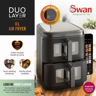 Duo Layer Stacked Air Fryer 11L