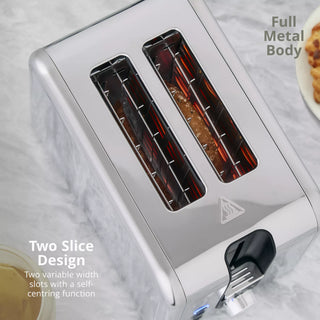 Solace 2 Slice Toaster Stainless Steel