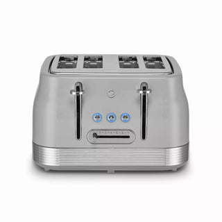 Swan Retro 4 Slice Toaster Grey