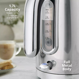 Solace 1.7L Rapid Boil Jug Kettle Stainless Steel