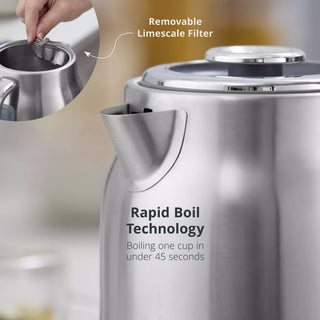 Retro Revive 1.7L Kettle Stainless Steel