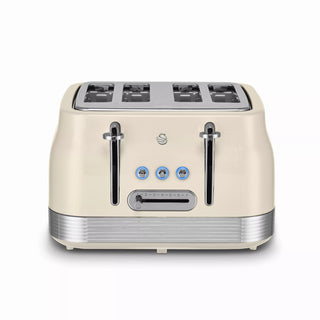 Retro 4 Slice Toaster Cream