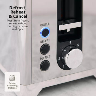 Solace 2 Slice Toaster Stainless Steel