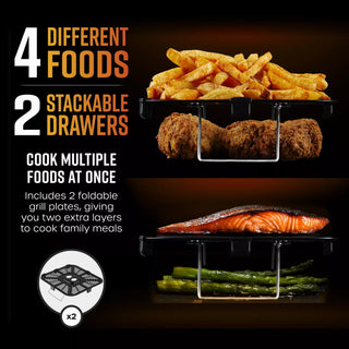 Duo Layer Stacked Air Fryer 11L