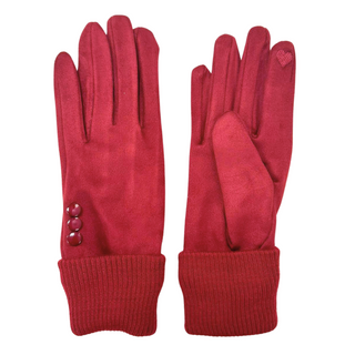 Dark Red Gloves
