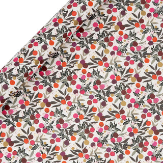 Cream Berries Gift Wrap 4m