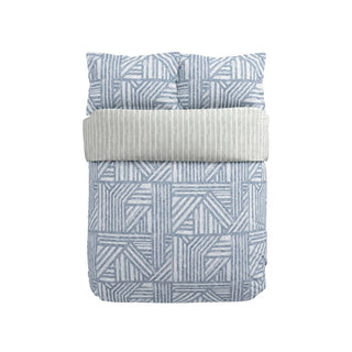 Crater Duvet Cover Set Sapphire Single
