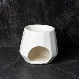 White Retro Wax Melt Burner