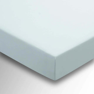 Plain Dye King Extra Deep Fitted Sheet Duck Egg