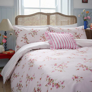 Blossom Print King Duvet Set Pink