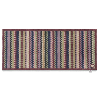 Purple Zig Zag Designer Runner Mat