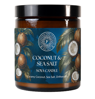 Coconut and Seasalt Apothecary Jar Candle