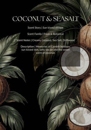 Scent Library Reed Diffuser - Coconut & Seasalt