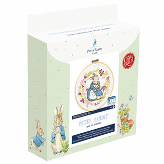 Beatrix Potter Peter Rabbit & His Mother Embroidery Kit